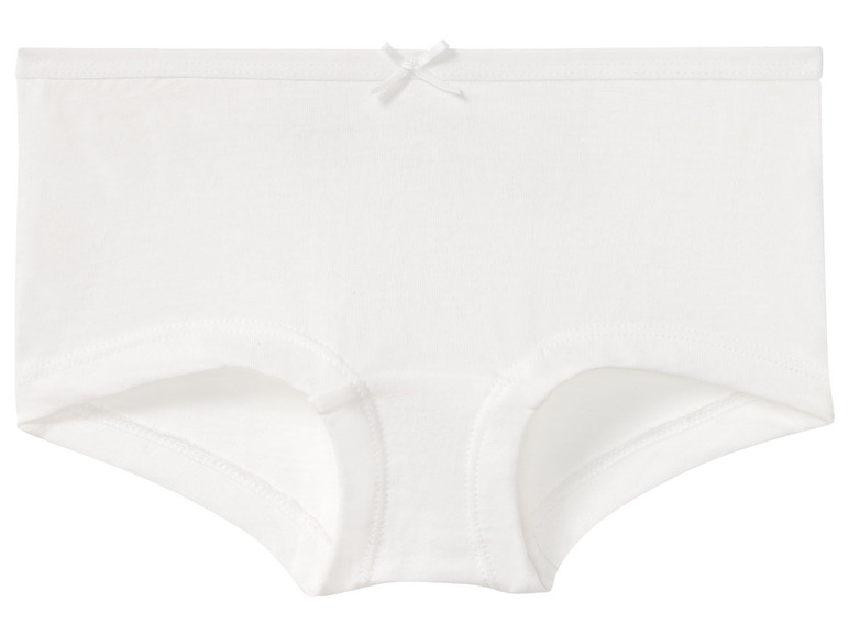 Witte onderbroek met strik voor meisjes.