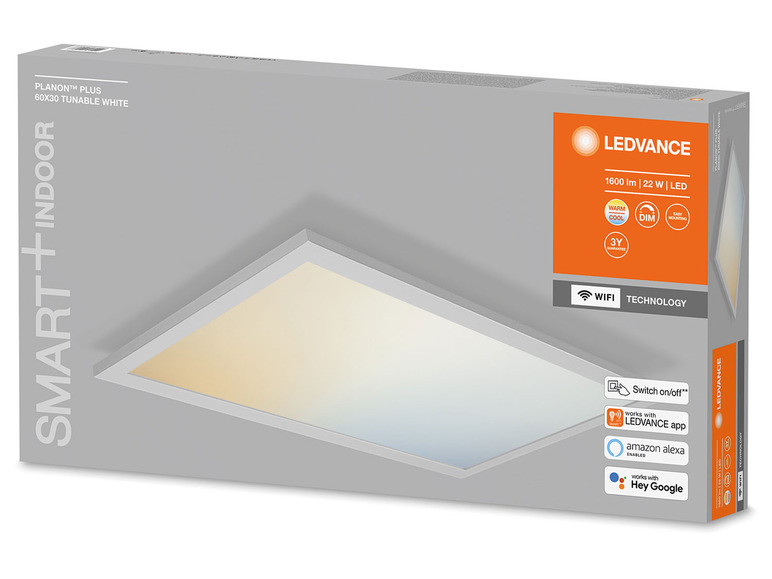 Ga naar volledige schermweergave: Ledvance Smart LED-paneel met WiFi, 60 x 30 cm - afbeelding 4