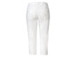 Witte cropped jeans met gestikte details.