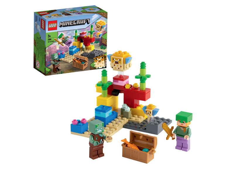 Ga naar volledige schermweergave: Lego Minecraft Minecraft™ Het koraalrif (21164) - afbeelding 4