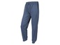Donkerblauwe joggingbroek met trekkoord.