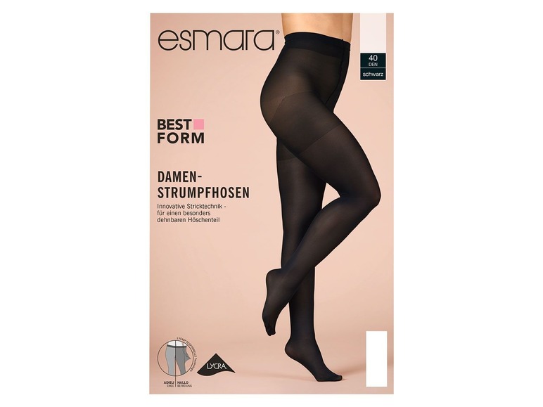 Ga naar volledige schermweergave: esmara Set van 2 panty's voor dames - afbeelding 1