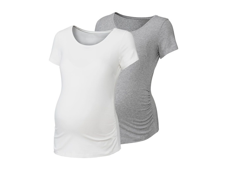 Ga naar volledige schermweergave: esmara 2 dames zwangeschaps T-shirts - afbeelding 2