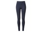 Donkerblauwe leggings voor dames.