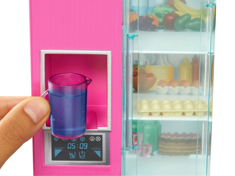 Ga naar volledige schermweergave: Barbie Keuken- & koelkastset - afbeelding 4