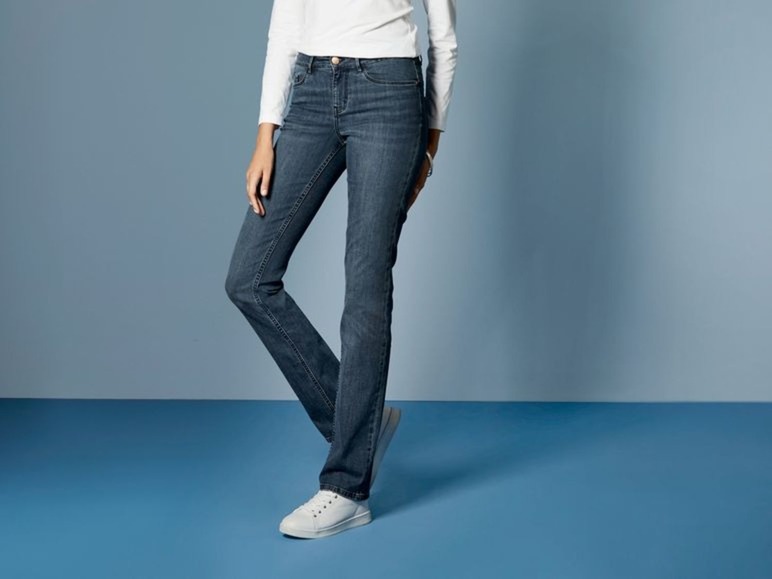 Ga naar volledige schermweergave: esmara Dames jeans straight fit - afbeelding 3