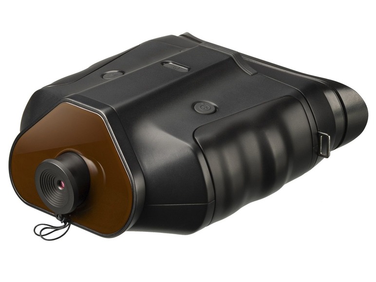 Een zwart apparaat voor het meten van afstanden.