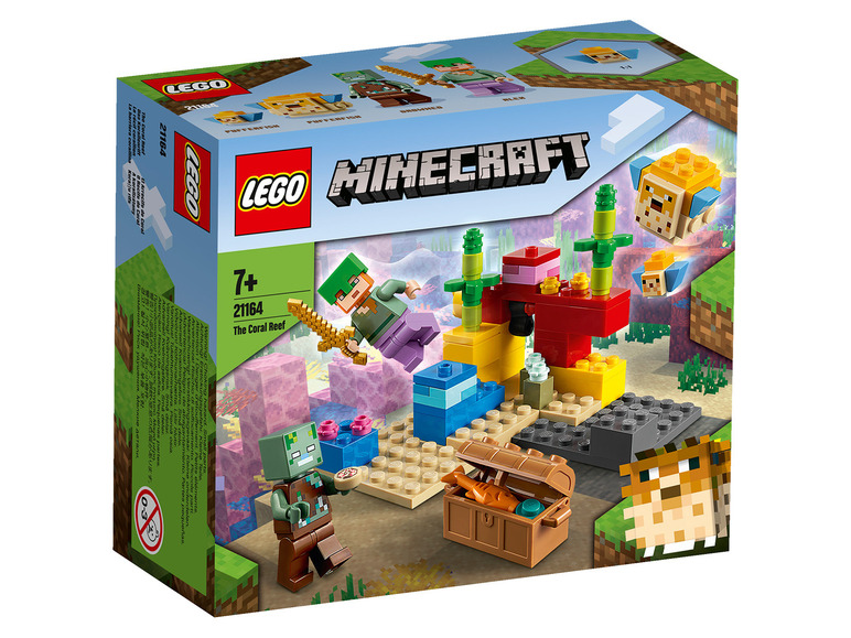 Ga naar volledige schermweergave: Lego Minecraft Minecraft™ Het koraalrif (21164) - afbeelding 1
