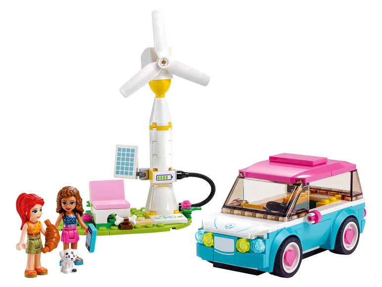 Ga naar volledige schermweergave: LEGO® Friends Speelset Olivia's elektrische auto (41443) - afbeelding 3