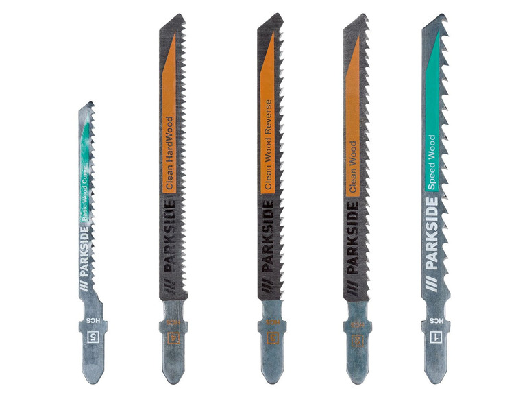 Zagen voor hout van Parkside, inclusief snelzaag en voor schone snede.