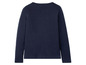 Een donkerblauwe longsleeve met ronde hals.