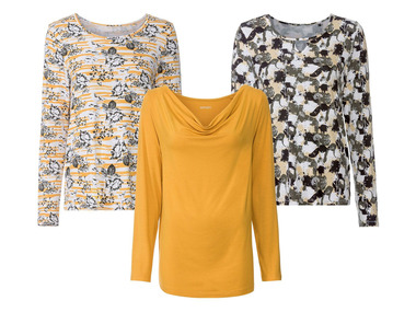 esmara® 2 dames shirts met lange mouwen