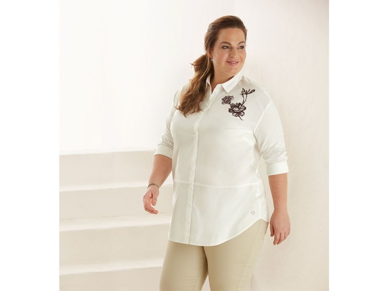 Ga naar volledige schermweergave: esmara Dames blouse plus size - afbeelding 4