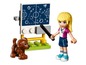 Lego Friends minifiguur met hond en voetbaltactiekbord