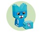 LEGO Duplo blokken met een blauwe kat en een vis