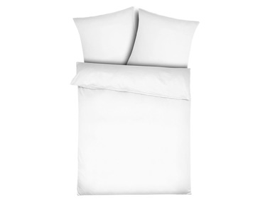 Face-2-Face Mako-satijn beddengoed Uni Puntini White