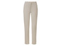 Beige broek met een hoge taille.