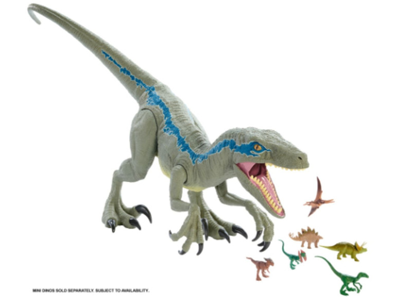 Ga naar volledige schermweergave: Jurassic World Reuzendino Velociraptor Blue - afbeelding 4