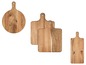 Ronde en rechthoekige houten snijplanken