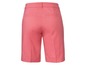Roze shorts voor dames, gezien van achteren.