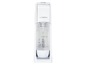 Een witte Sodastream-apparaat voor het carboniseren van water.