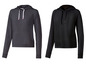 Twee grijze hoodies met capuchon