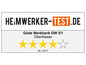 Heimwerker-Test.de beoordeelt Güde werkbank GW 5/1 als topklasse.