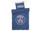 Paris Saint-Germain beddengoed met gestreept ontwerp.