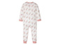 Een roze en wit babypak met de tekst 'Sweet Dreams'