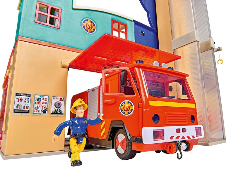 Ga naar volledige schermweergave: Simba Brandweerman Sam - het ultieme brandweerstation XXL - afbeelding 3
