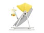 Kinderkraft baby schommelstoel met zonnekap.