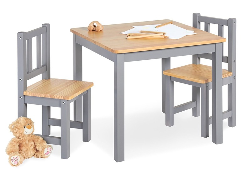 Ga naar volledige schermweergave: Pinolino Kindertafel met stoelen - afbeelding 1