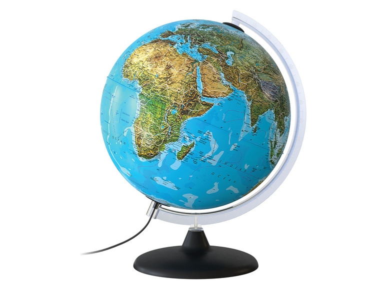 Ga naar volledige schermweergave: LIVARNO home Verlichte wereldbol Ø30 cm - afbeelding 1