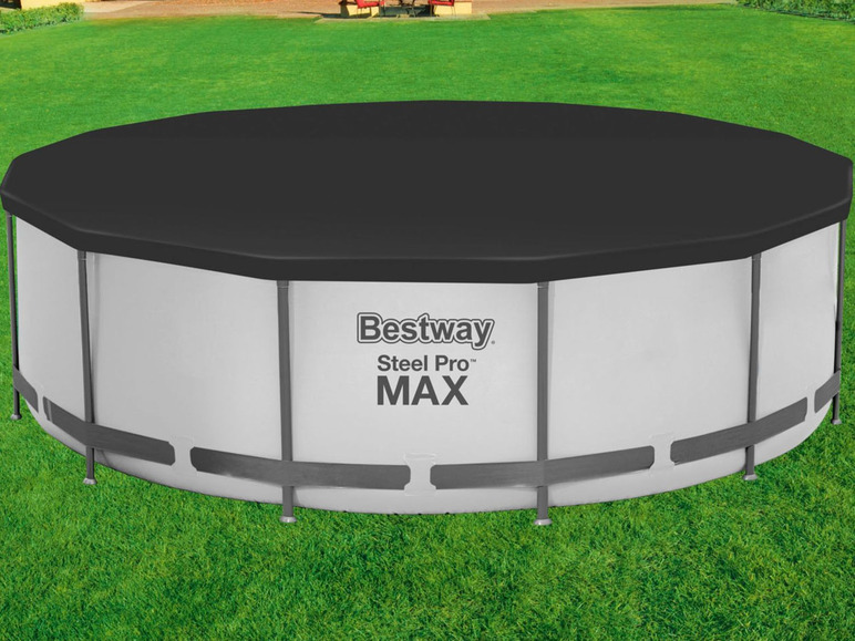 Ga naar volledige schermweergave: Bestway Flowclear™ PVC-afdekzeil voor zwembad Ø370 cm - afbeelding 6