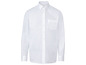 Wit overhemd met lange mouwen.