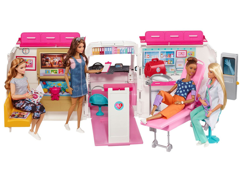 Ga naar volledige schermweergave: Barbie 2-in-1 ambulance speelset - afbeelding 7