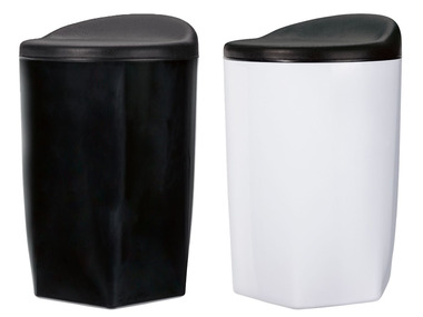 LIVARNO LIVING® hocker, 33,5 x 53 cm, met opbergruimte en handgreepgat, gemaakt van kunststof