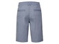Blauwe chino korte broek voor heren.