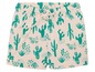 Beige shorts met een cactusprint.