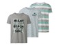 Drie T-shirts met 'Miami Beach' print.