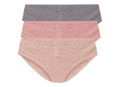 esmara® 3 dames-minislips van kant