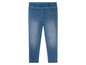 Blauwe denim leggings voor meisjes.