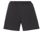 Zwarte katoenen shorts met elastische tailleband.