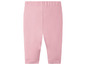 Roze leggings voor baby's.