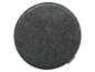 Grijze ronde Magma onderzetter van vilt.
