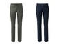 Twee paar jeans in donkerblauw en groen
