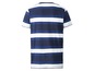 Een gestreept T-shirt in blauw en wit