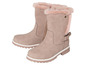 Beige winterlaarzen met faux fur voering.