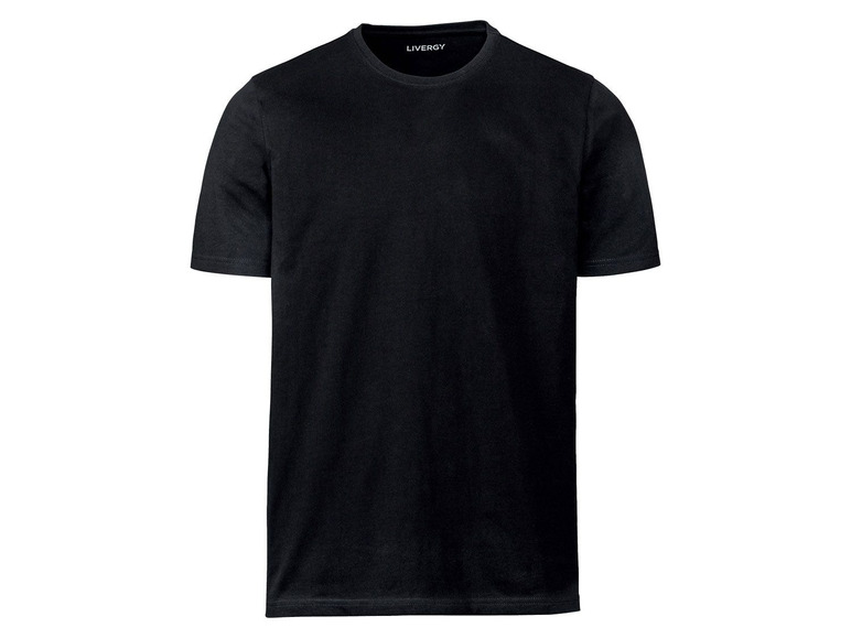 Ga naar volledige schermweergave: LIVERGY T-shirts voor heren, set van 3, puur katoen - afbeelding 4