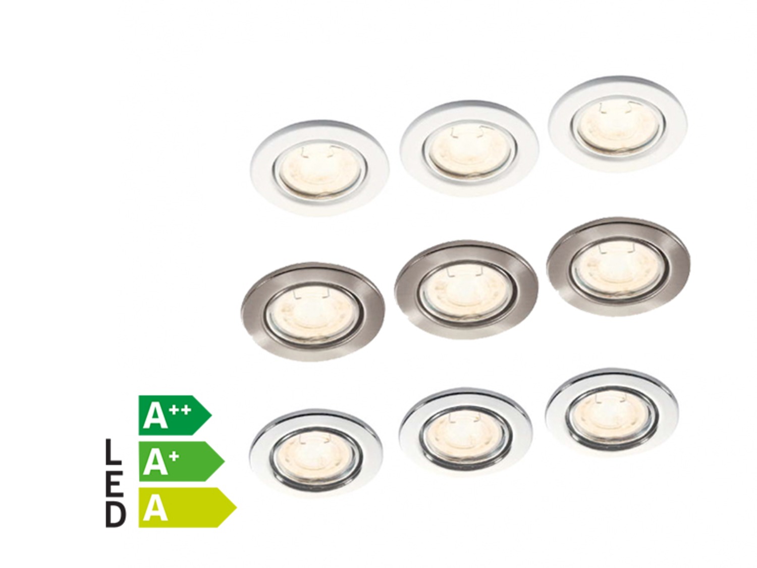 Meer Bemiddelen oorlog LIVARNO LUX 3-delige LED inbouwspot online kopen | LIDL